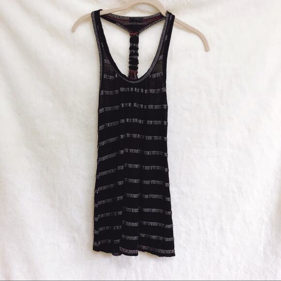 ENTI Black Striped Tank Top - Picture 2 of 8